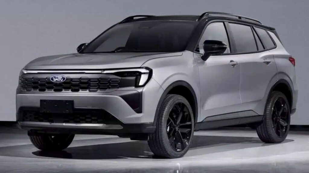 Territory 2025 cinza com rodas pretas.