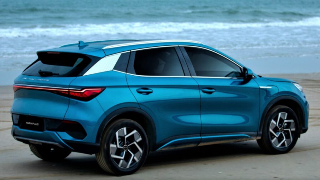 Traseira do BYD Yuan Plus 2025
