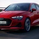 Audi A3 2025 vermelho na estrada