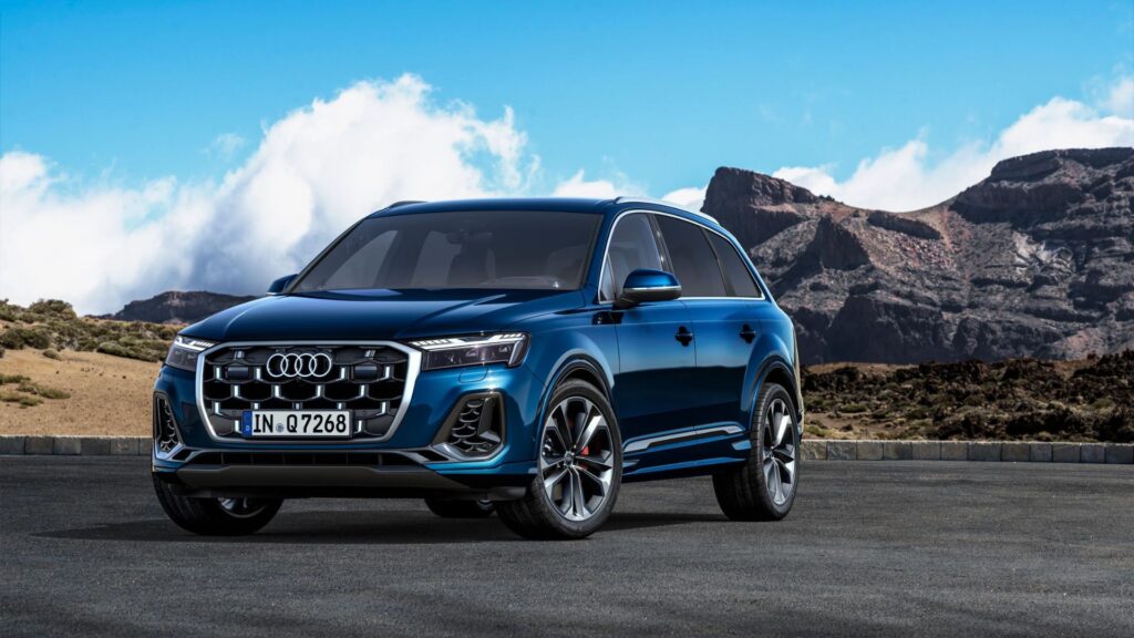Dianteira do Audi Q7 2025