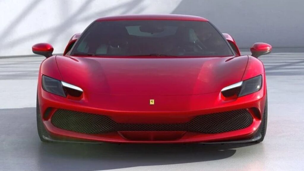 Dianteira da Ferrari 296 GTB 2025