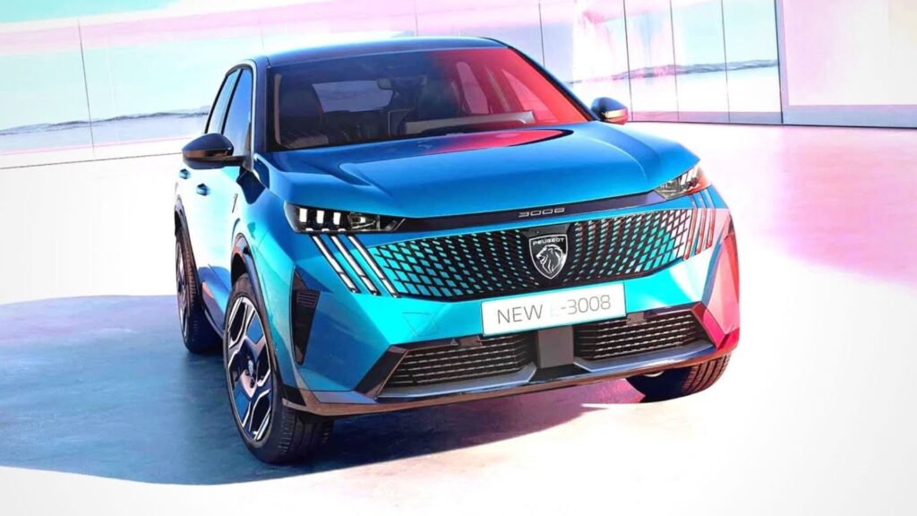 Dianteira do Peugeot 3008 2025.