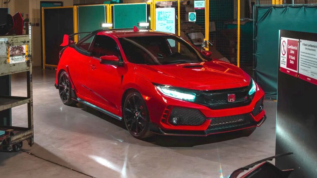 Honda Civic Type R 2025 vermelho