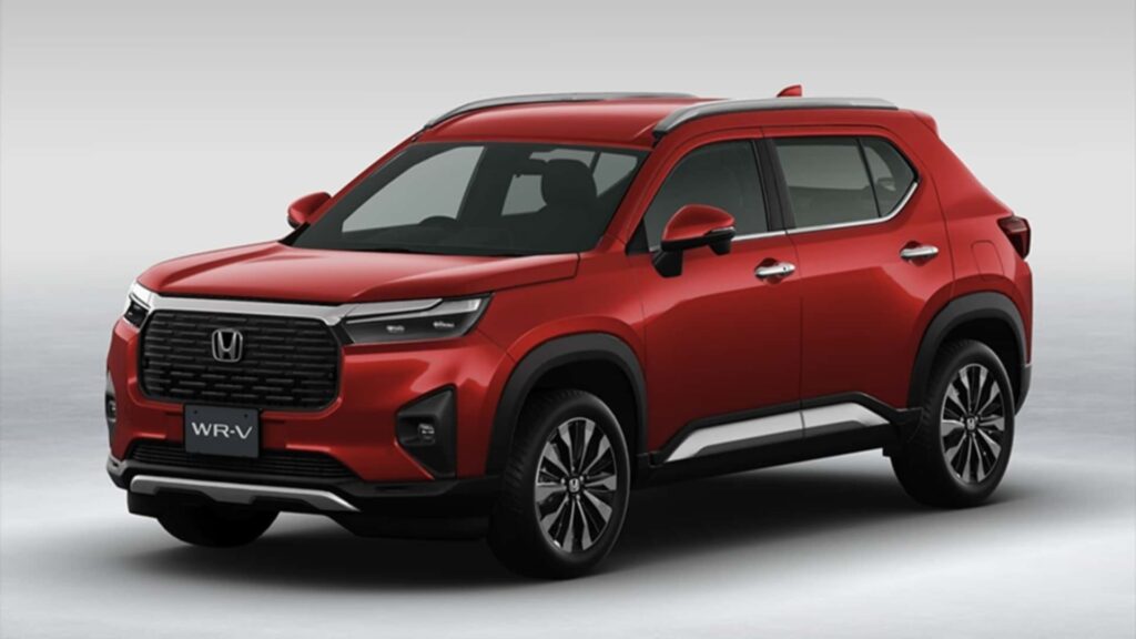 Honda WR-V em fundo branco