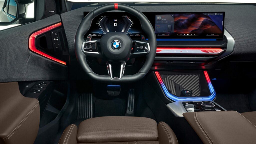 Interna do BMW X3 2025