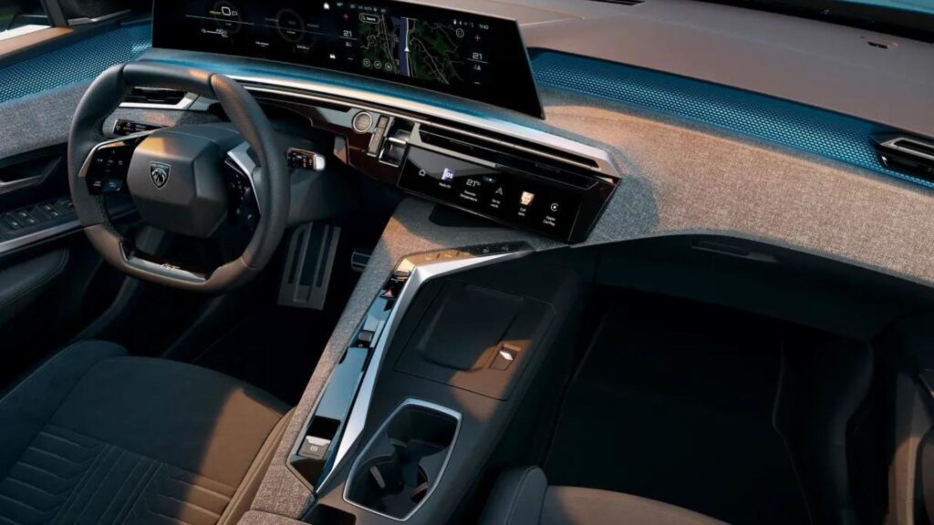 Interna do Peugeot 3008 2025.