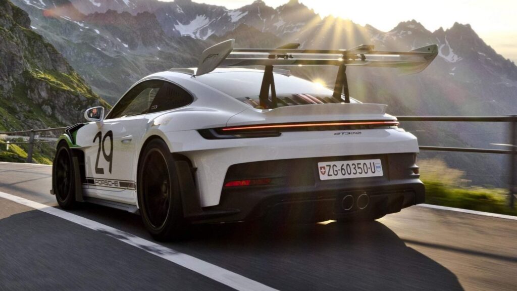 Traseira do Porsche 911