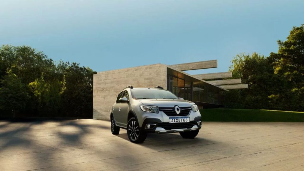 Dianteira do Renault Stepway CVT