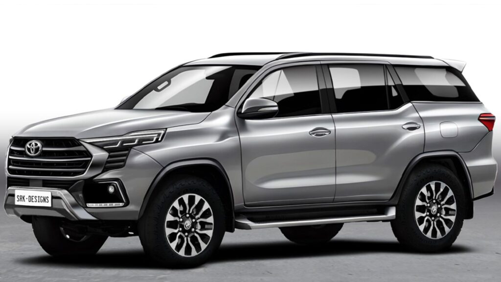 Toyota SW4 2025 na diagonal.