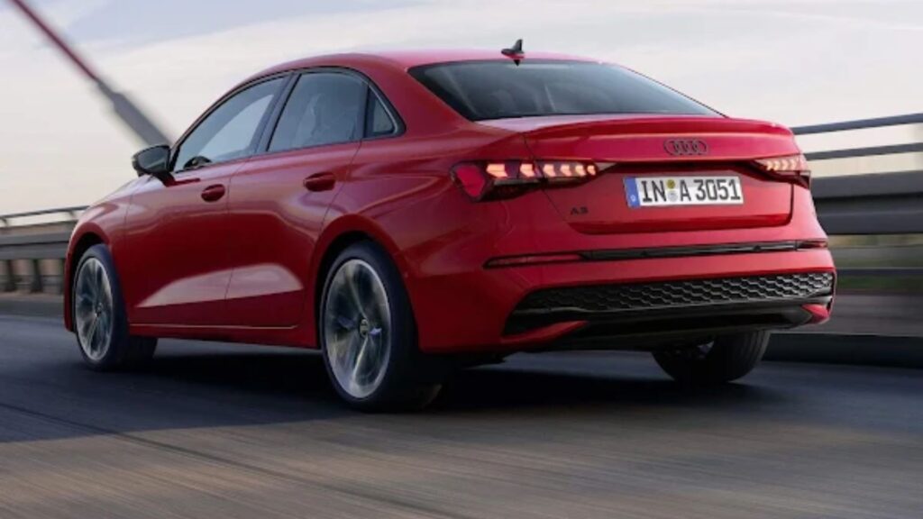 Traseira do Audi A3 2025