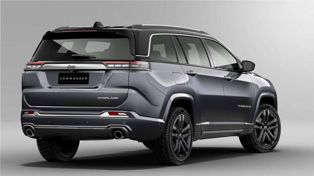 Traseira do Jeep Commander Outland 1,3T