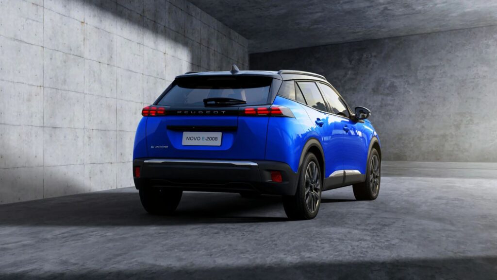 Traseira do Peugeot 2008 2025