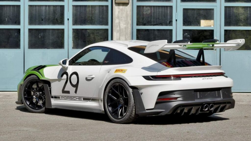 Traseira da Porsche 911