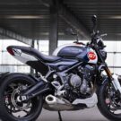 Triumph Trident 660 Triple Tribute Edition.