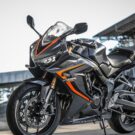 Dianteira da Honda CBR 650R 2025.