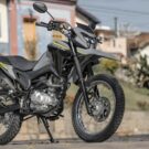 Dianteira da Honda NXR 160 Bros 2025.