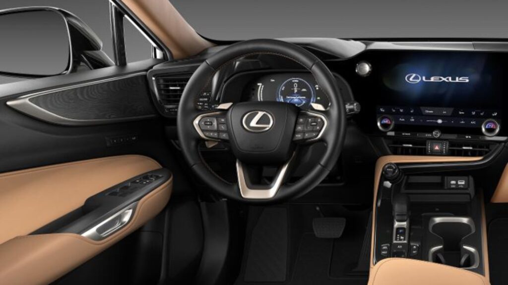 Interna do Lexus NX 2025.