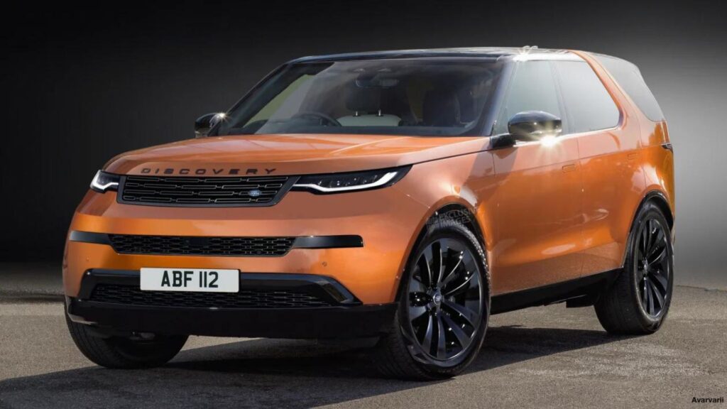 Land Rover Discovery 2025 laranja.