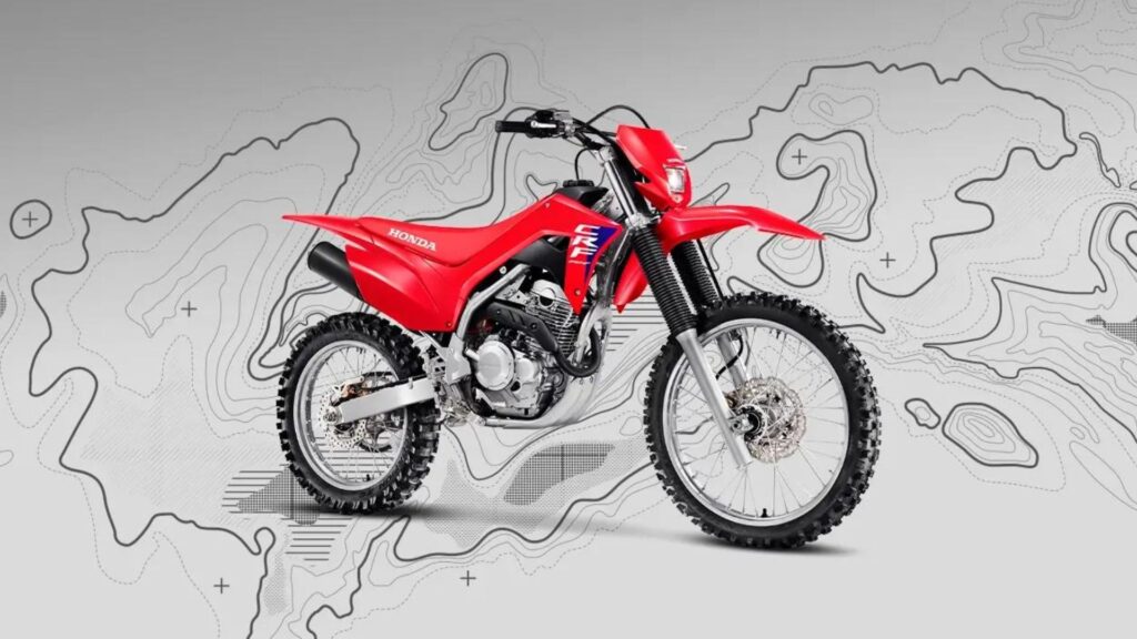 Honda CRF 250F 2025 vernelho.