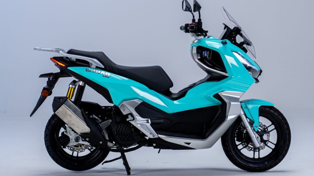 Lateral da Shineray URBAN 150 EFI 2025.
