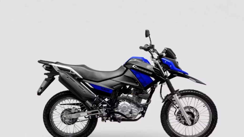 Lateral da Yamaha Crosser 150 2025.