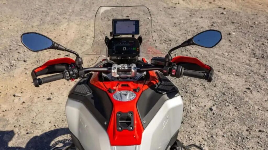 Painel da BMW R 1250 GS Adventure 2025.