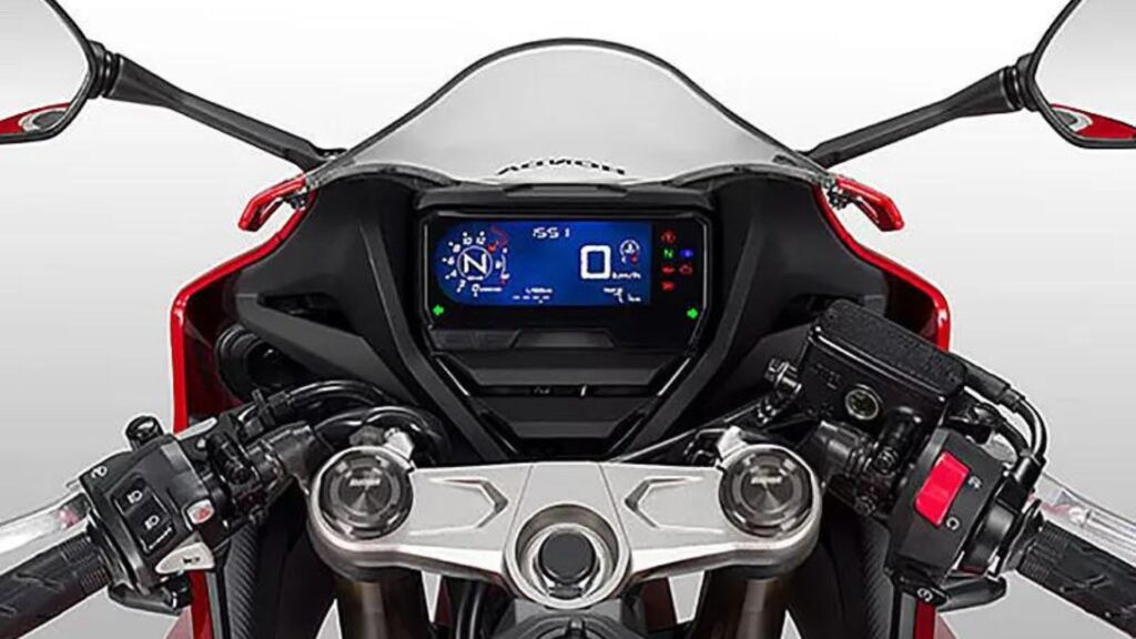 Painel da Honda CBR 650R 2025.