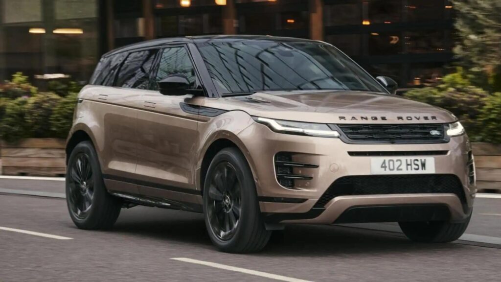 Land Rover Range Rover Evoque 2025 na estrada.