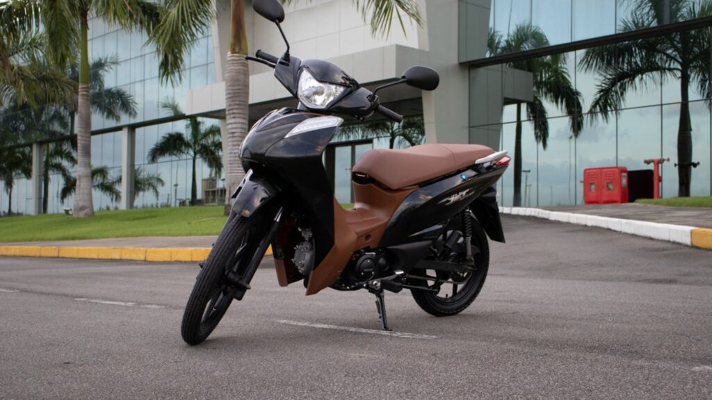 Dianteira da Shineray JET 125SS 2025.