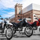 Três Honda NXR 160 Bros 2025.