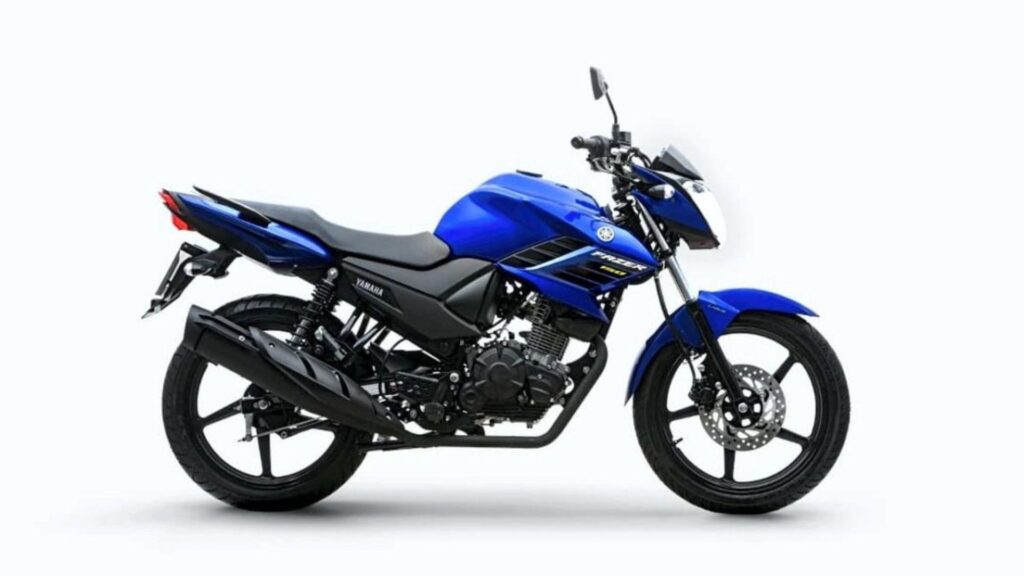 Lateral da Yamaha Fazer 150 2025.