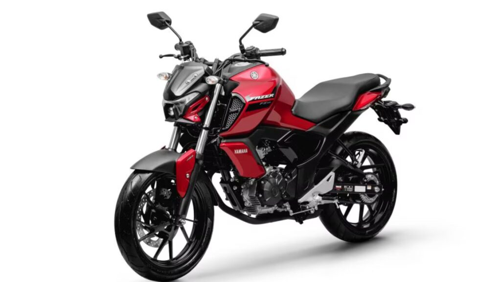 Yamaha FZ15 2025 vermelha.