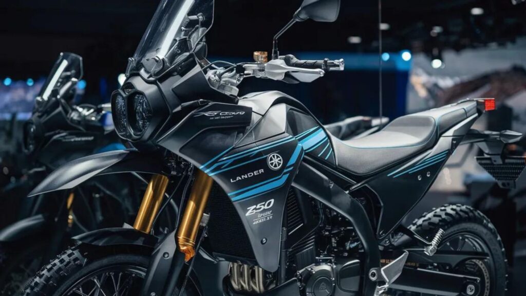 Dianteira da Yamaha Lander 250 2025.