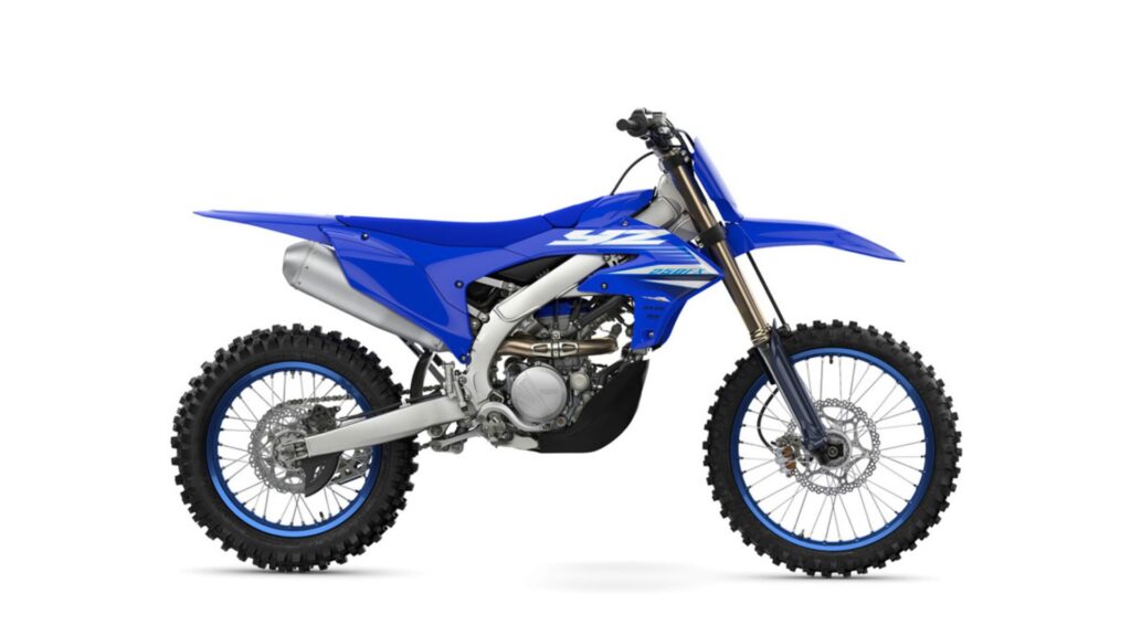 Yamaha WR250F 2025 em fundo branco.