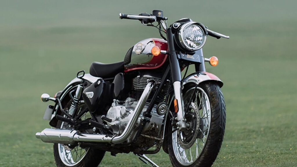 Dianteira da Royal Enfield Classic 350 2025.