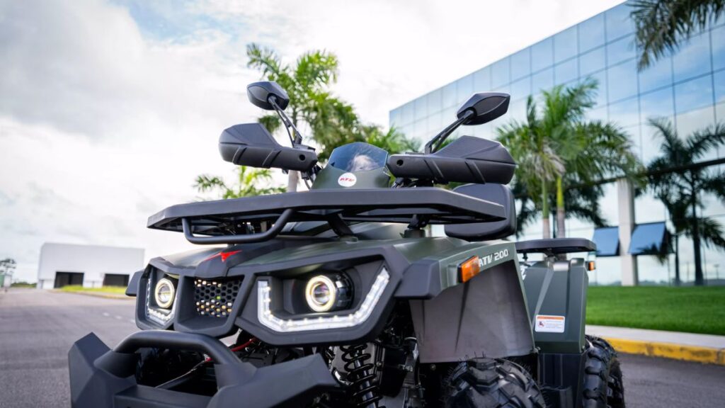 Dianteira do Shineray ATV 200 2025.