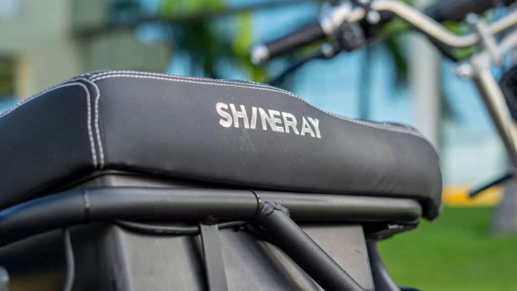 Escrita da Shineray no banco da Shineray PT3S 2025.