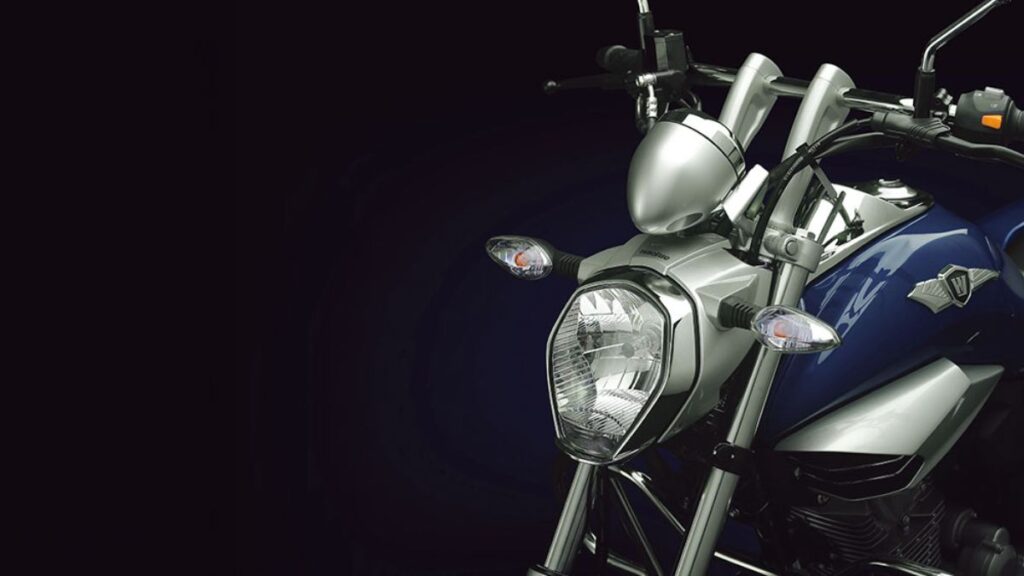 Farol dianteiro da Haojue Master Ride 150 2025.