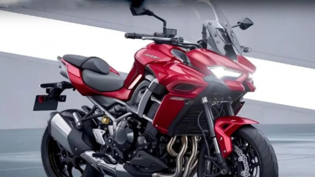 Kawasaki Versys 1000 2025 vermelha.