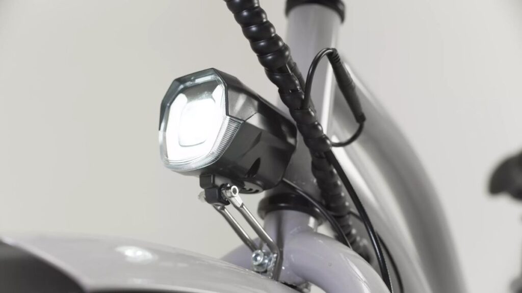 Lanterna dianteira da Shineray SHI-BIKE 2025.