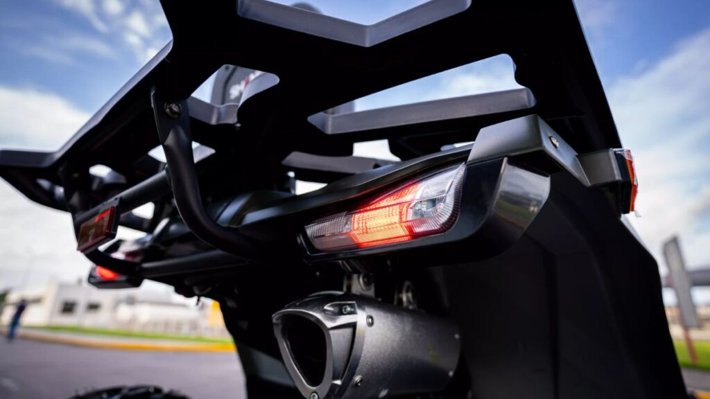 Traseira do Shineray ATV 200 2025.