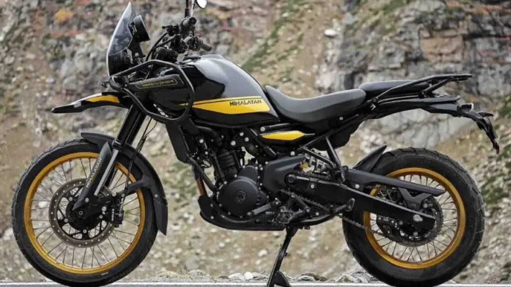 Lateral da Royal Enfield Himalayan 2025.