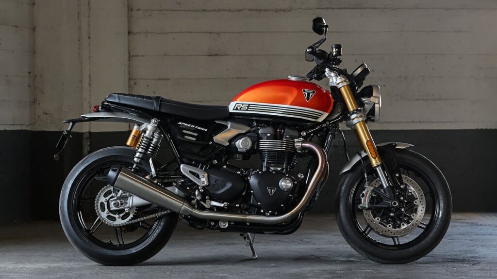Lateral da Triumph Speed Twin 1200 2025.
