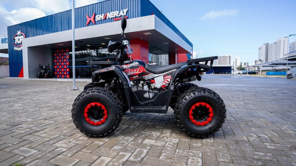 Lateral do Shineray ATV 125 2025.