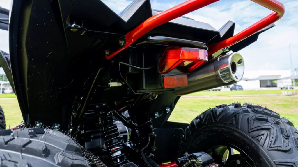 Traseira do Shineray ATV 250 2025.
