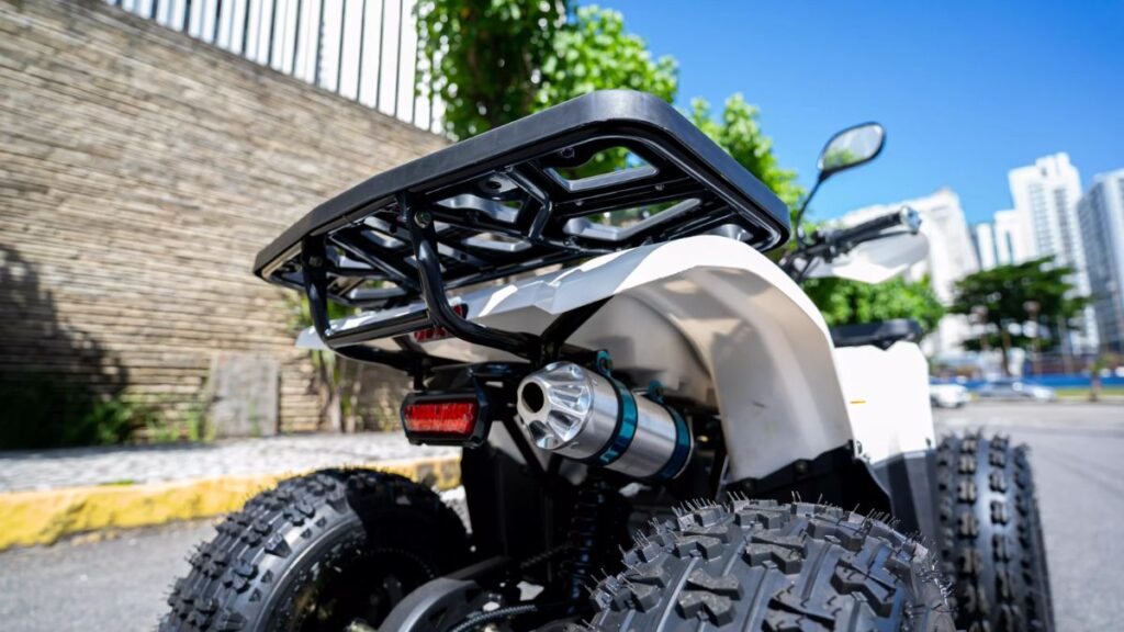 Traseira do Shineray ATV 125 2025.
