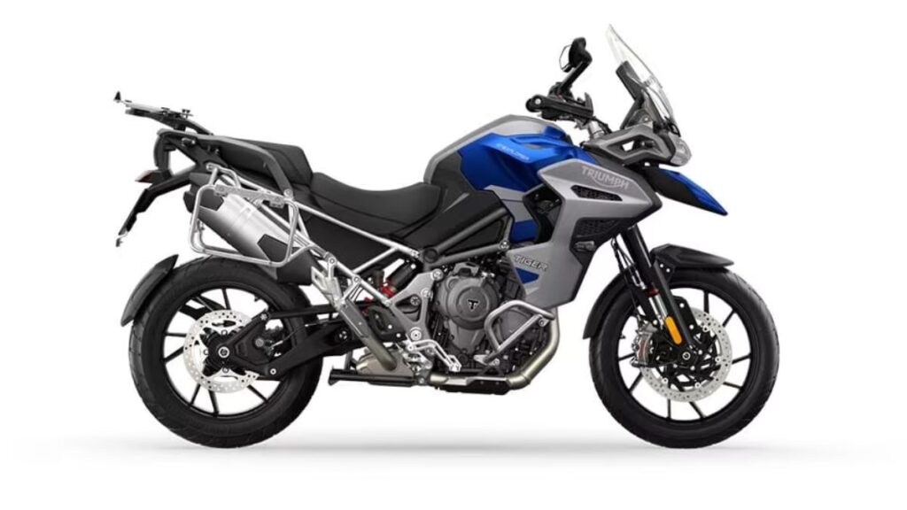Lateral da Triumph Tiger Sport 660 2025 em fundo branco.