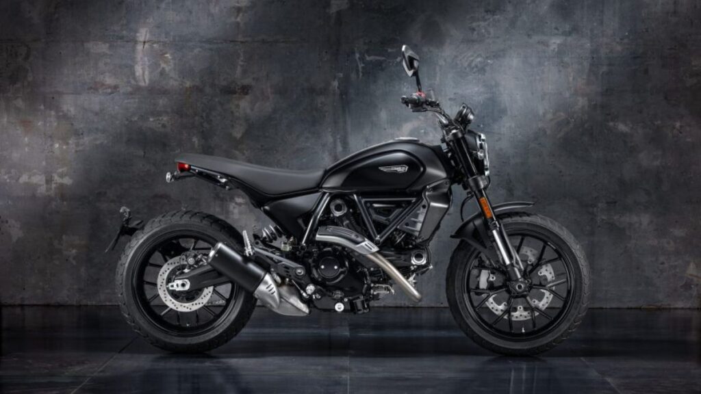Lateral da Ducati Scrambler Icon 2025.