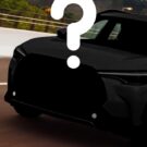 Um carro misterioso com um ponto de interrogação