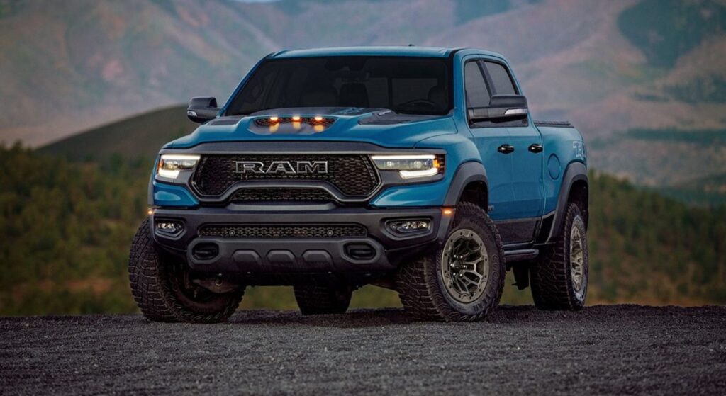 Carro RAM azul